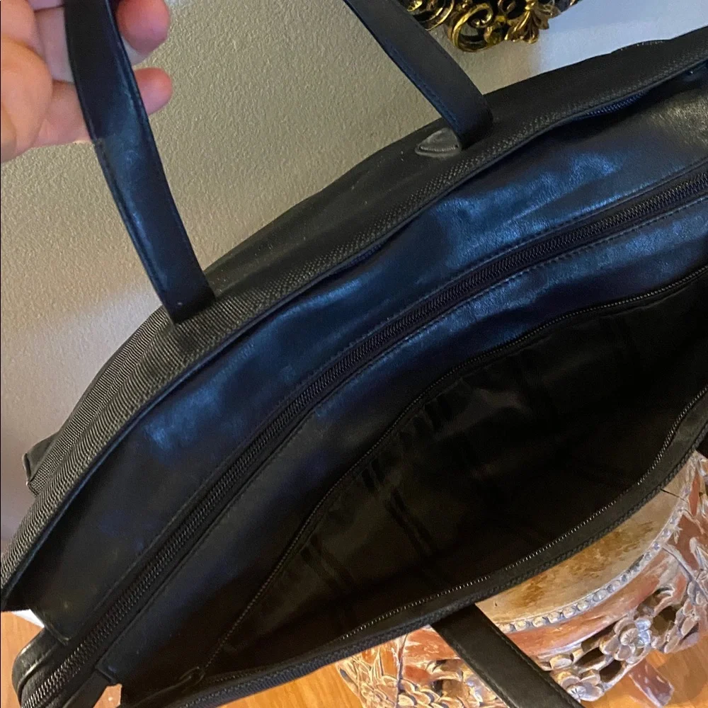 Tumi nylon leather